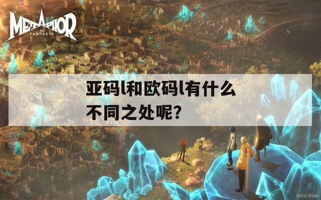 亚码l和欧码l有什么不同之处呢？