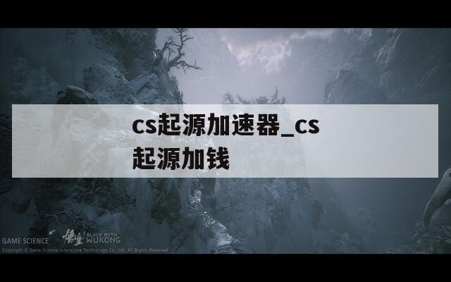 cs起源加速器_cs起源加钱