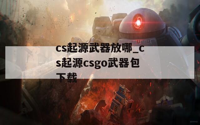 cs起源武器放哪_cs起源csgo武器包下载