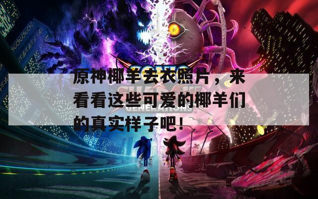 原神椰羊去衣照片，来看看这些可爱的椰羊们的真实样子吧！