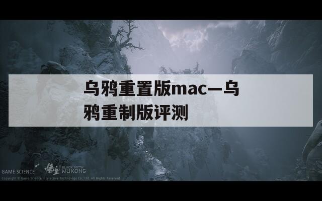 乌鸦重置版mac—乌鸦重制版评测